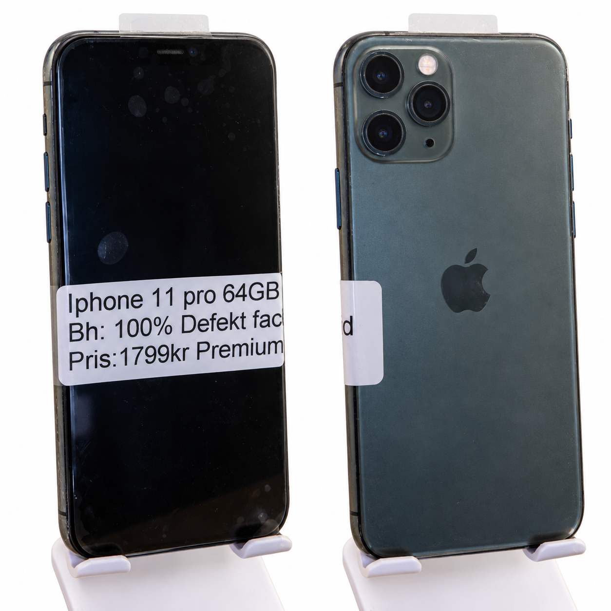 iPhone 11 Pro 64 GB – fram- och baksida